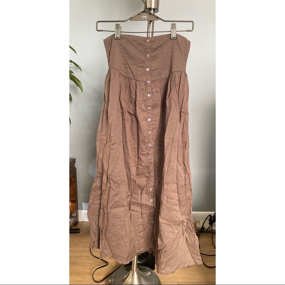 Natural Life - Chloe Midi Skirt - Espresso / Size S